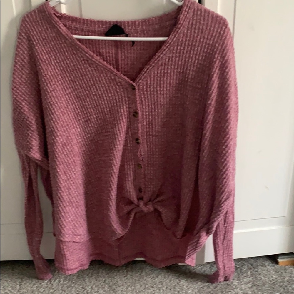 Pink loose light sweater!